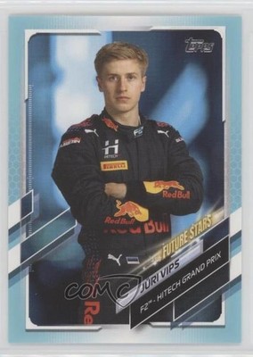 2021 Topps Formula 1 F2 Drivers Future Stars Aqua 94/199 Juri Vips #69 12a6