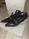 NIB, DUST BAG, BRUNELLO CUCCINELLI MONILI BEADING SHOES, HEELS, SIZE 40, 10 — photo 1
