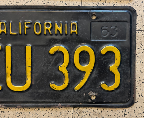 1970/1969/1963 CALIFORNIA license plates *PAIR* — DMV CLEAR — ORIGINAL car tags - 第 12/15 張圖片