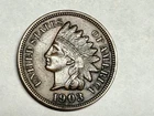 1903 AU INDIAN HEAD U.S. Cent. Reverse lightly cleaned, has re-toned. #q2