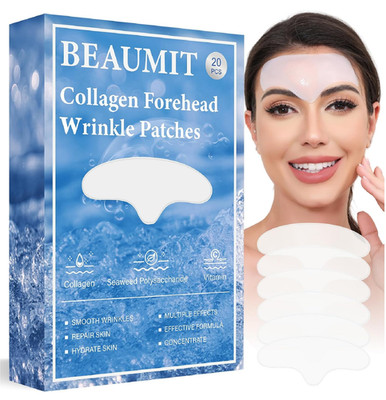 Okela Forehead Wrinkle Patches Overnight 20 pcs with Collagen, Anti Wrinkle Patc