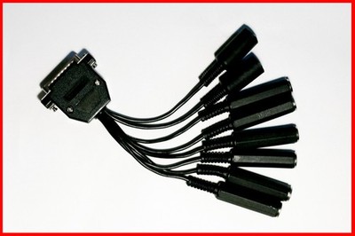 Breakout Cable for M-Audio Audiophile 192 analog Interface