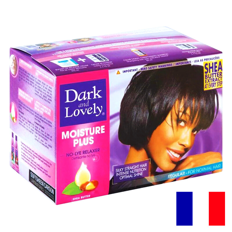 Défrisant Sans Soude Dark and Lovely Kit Normal pour Coiffage Rapide Matin