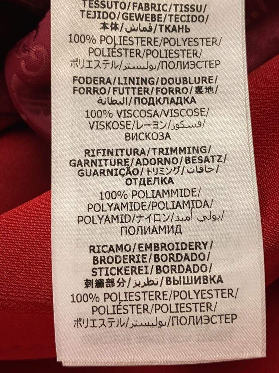 GUCCI adidas line double no collar jacket 46 polyester RED 707683 thumbnail 5