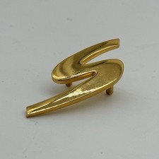 Porsche 356 S Rear Emblem Decklid Script Badge Porsche 356 S Rear Emblem Decklid Script Badge
