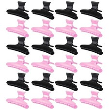 24 Pcs Black and Pink Butterfly Hair Clips for Styling and Sectioning - Pro C...
