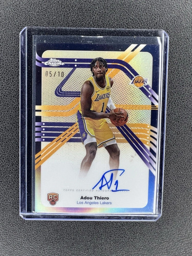 2025 Topps Signature Adou Thiero Black (RAW)
