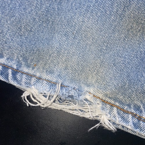 Vintage Levis Jeans Mens 34x30 Washout Blue 505 USA Rare Trademark R Red Tab - Picture 13 of 17