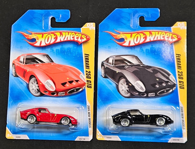 2 Hot Wheels Ferrari 250GTO Black Red 2009 New Models 05/42 | eBay