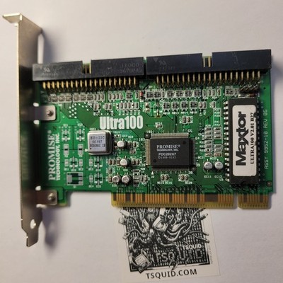 Promise Technology Ultra100 PDC20267 PCI IDE Controller Card Maxtor 9952-10 B5