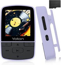 MP3 Player with Bluetooth 5.2, 64GB, Hifi-Music, with Sports Clip and Independen