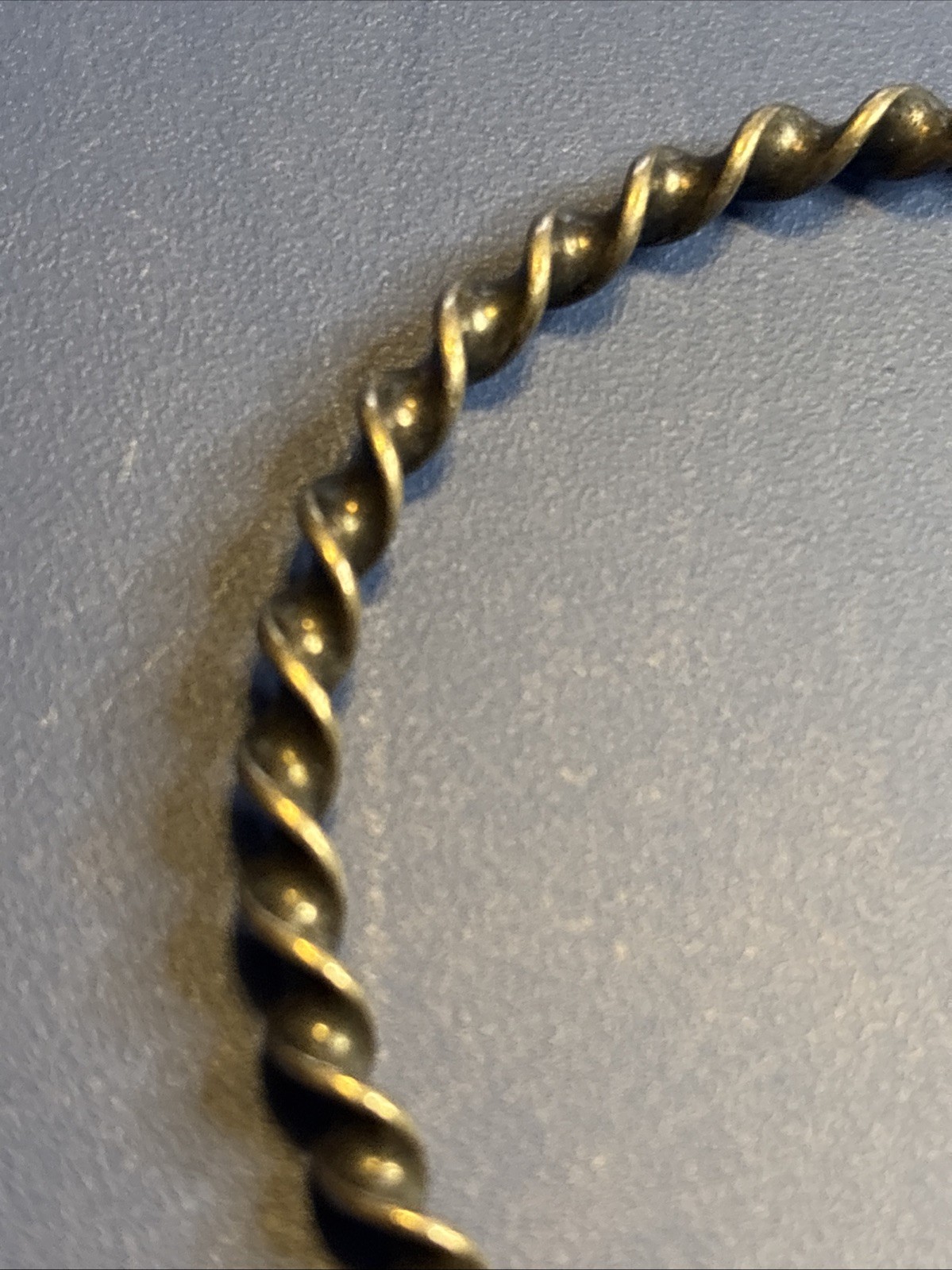 Twisted Brass Bangle - image 3