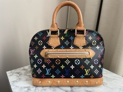 Louis Vuitton Alma PM Schwarz Monogram Multicolore  Canvas Speedy 