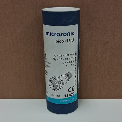 microsonic pico+15/U Ultrasonic Proximity Sensor 25-150mm 10-30VDC 0-10V