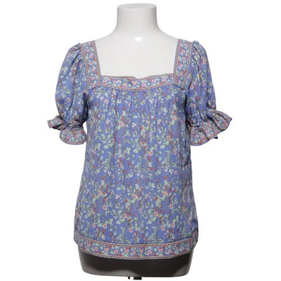 Max Studio, Top, Größe: XS, Blau/Mehrfarbig, Polyester, Blumen, Damen #qdT
