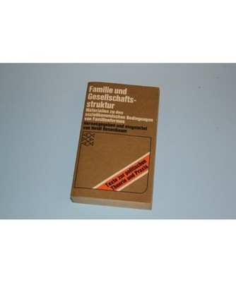 Familie und Gesellschaftsstruktur, Rosenbaum, Heidi [Hrsg.].