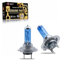 2 x H7 Bulbs 12v 100W 6000K Car headlight Halogen Bulb New Boxed Single