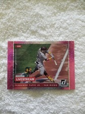 FERNANDO TATIS JR LIVESTREAM PINK FIREWORKS 2021 Donruss No. LS4