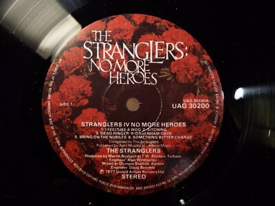 (s)THE STRANGLERS/NO MORE HEROES レコード THE STRANGLERS NO MORE HEROS 1977 PUNK ROCK LP VINYL ALBUM | eBay