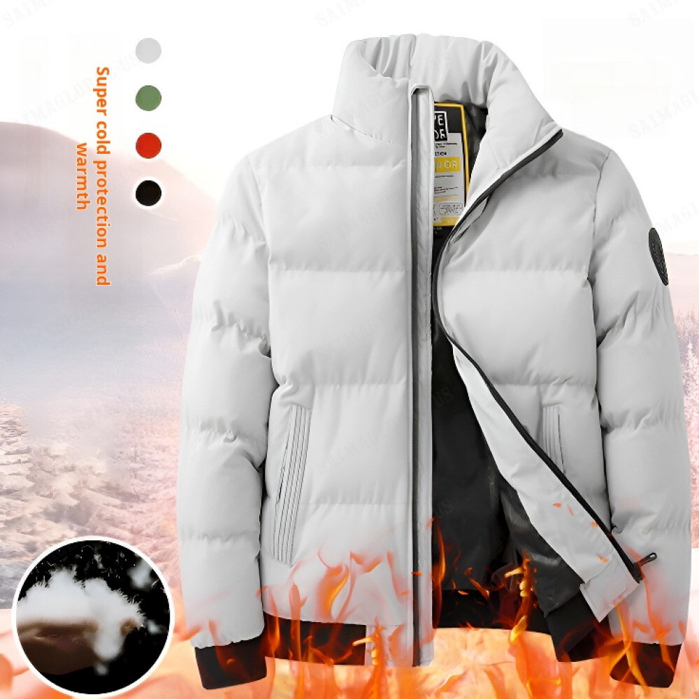 Men's Down Jacket Winter Coat Down Insulated Warm Puffer Jacket Men's Coat