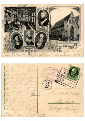 CPA AK GERMANY NÜRNBERG Bratwurstglöcklein Adam Kraft A. Dürer (572141)