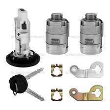 New Ignition Key Switch Cylinder 2 Door Lock Set fit for Chevy GMC Sierra Yukon