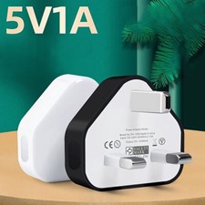 5Pcs UK Outlet Plug Adapter - White, Plug Adapter for Smartphones and Tablets
