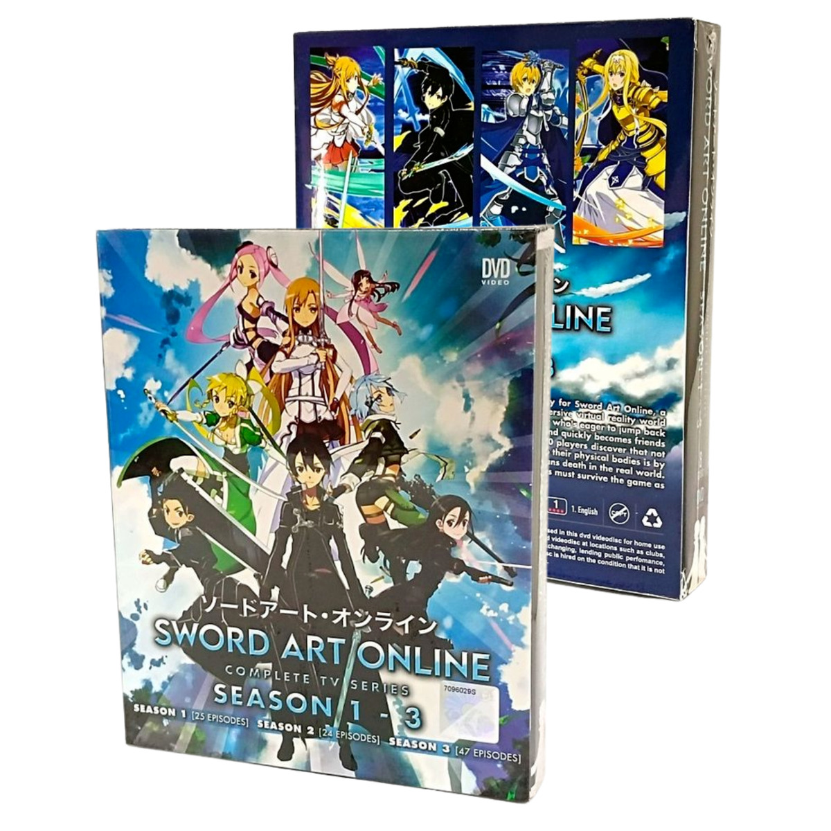 Sword Art Online Season 1-3 Complete Series Anime DVD [English