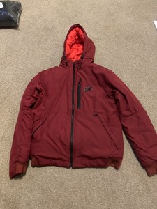 red puffer jacket mens