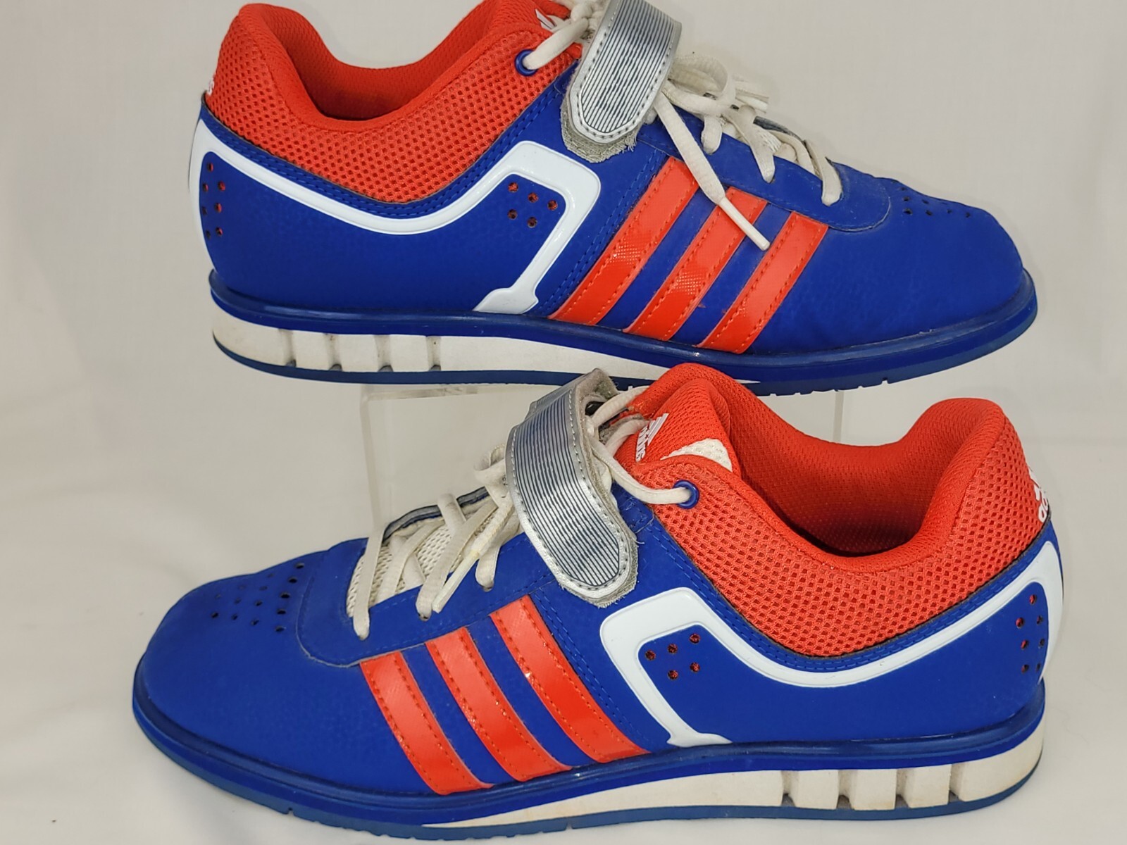 SAOLA Adidas Powerlift 2.0 B39759 scarpe con cinturino allacciate blu da uomo 7 5