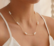 Handmade Pearl Necklace, Pearl Necklace for Women, Wedding Necklace, For Her