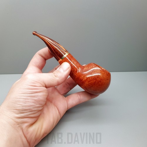 PIPA SAVINELLI WHISKY 320 9MM LISCIA MARRONE CHIARO 2025 MADE IN ITALY - Imagen 9 de 17