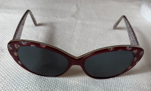 JEAN LAFONT PARIS FRANCESCA P 6068 RED MULT GRADIENT SUNGLASSES; Frames Only - Picture 6 of 8