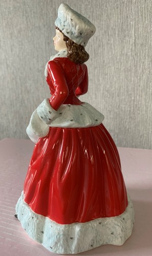 ROYAL DOULTON CHINA LADY DOLL WINTER MODEL No HN 5314 PERFECT - Picture 4 of 9