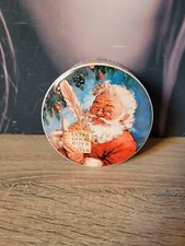 PETITE BOÎTE RONDE PÈRE NOËL FÊTE MERRY CHRISTMAS DESIGNED DAHER.... 🎅