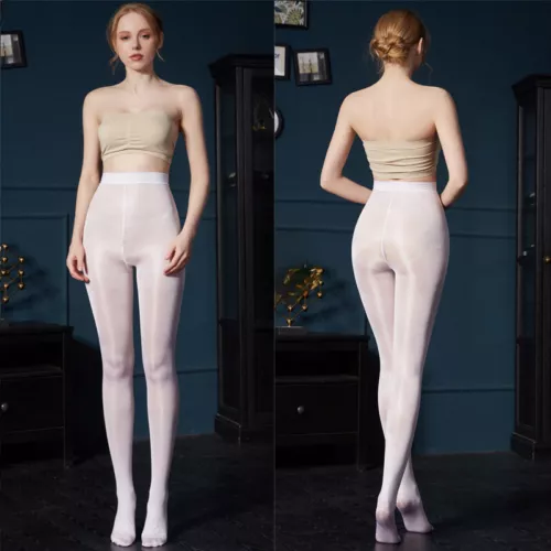 NEU 70d Shaping Tights Tanz Yoga Strümpfe 220lbs Plus Size Oil Shiny Pantyhose - Bild 13 von 20