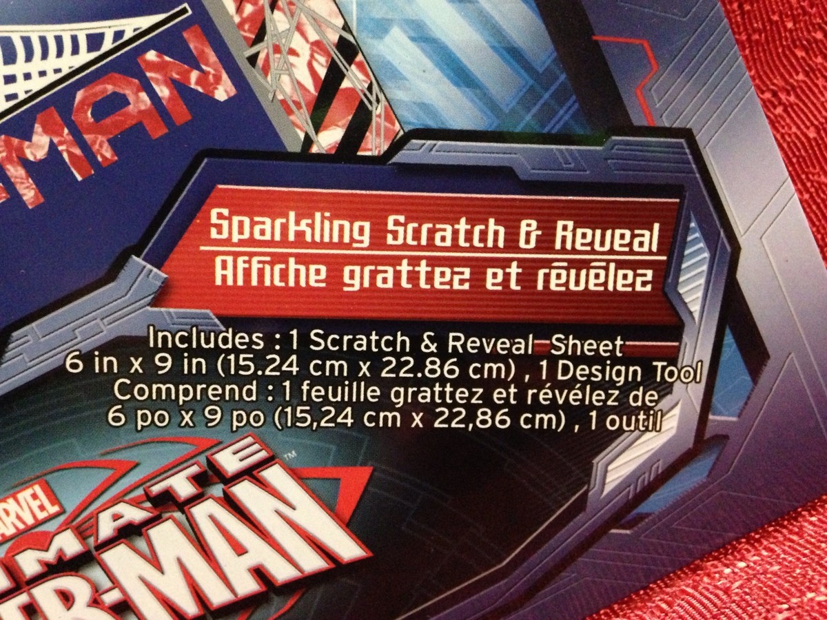 Marvel Ultimate Spider-Man Sparkling Scratch and Reveal Activity