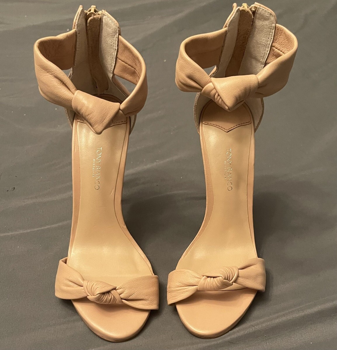 【Tony Bianco】Nada Sheep Nappa/ヒール5.5cm Tony Bianco Anabelle Skin Sheep Nappa Nude Leather Heels