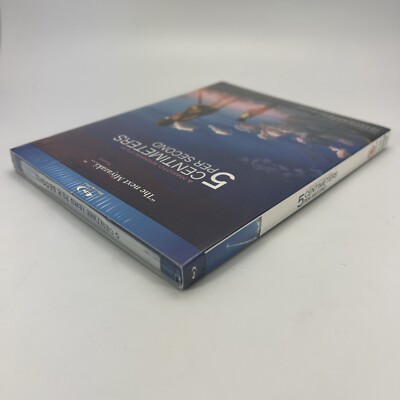 5 Centimeters per Second (2007) Anime Blu-ray w/Security Label & RARE SLIPCOVER
