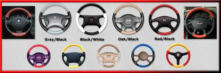 EuroTone 2 цвета воловья кожа чехлы на руль для Hyundai - Wheelskins - Изображение 3 из 4