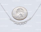 14k Solid White Gold  Natural Diamond  Necklace 18 inches 0.49 ct — photo 7