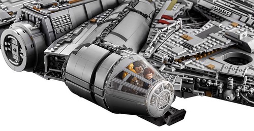 Lego Star Clone Wars 75105 Millennium Falcon TM Chewbacca Rey Finn Han Solo NEW - Afbeelding 7 van 7