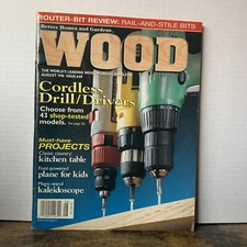 Vintage Wood Magazine August 1996 Cordless Drill/Drivers Put To The Test