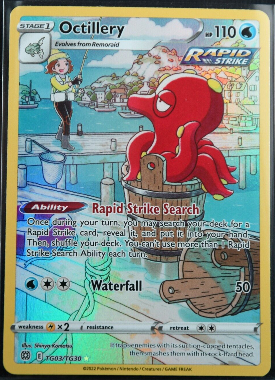 Octillery TG03/TG30 Brilliant Stars Trainer Gallery 2022 Ultra Rare Pokemon - NM