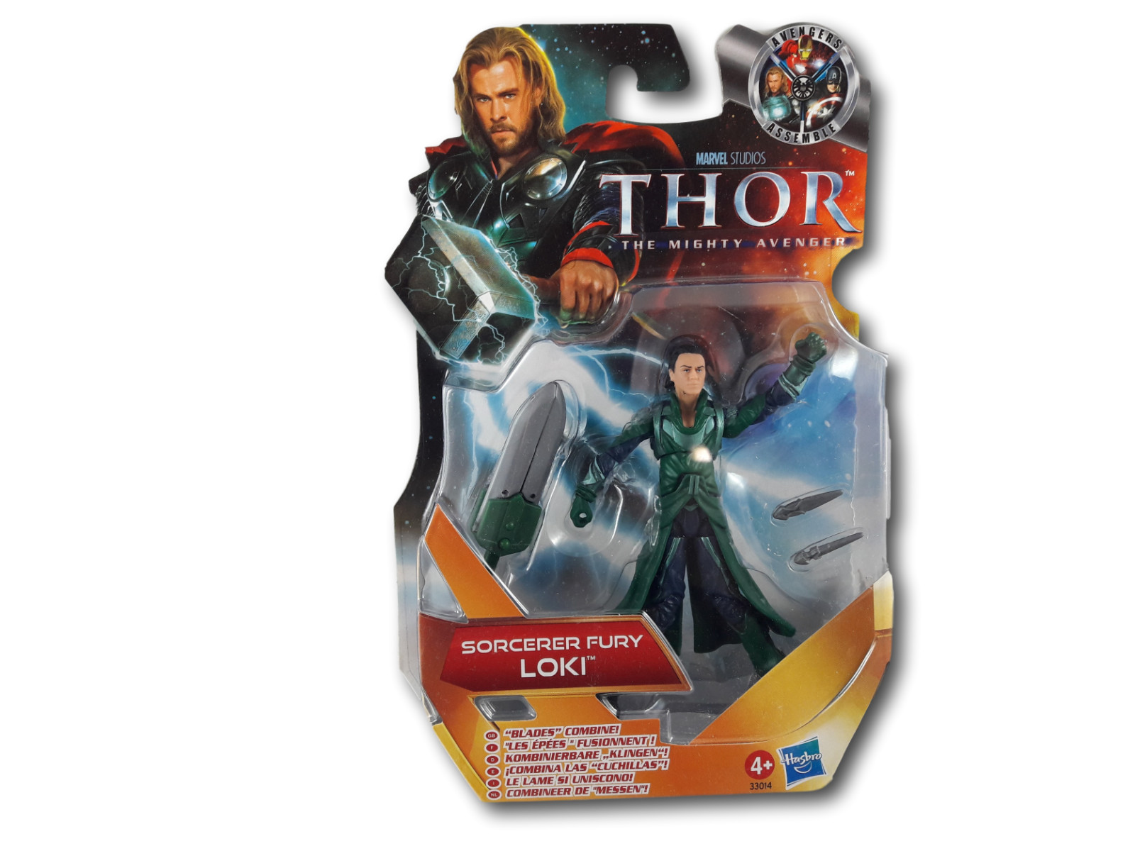 Marvel Thor The Mighty Avenger Loki Sorcerer Fury  Action Figure