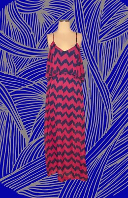 navy and hot pink dress Navy Blue And Hot Pink Dress – Zainab Chottani International main image 1