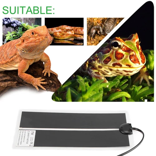 2x 7W 15*28CM Pet Reptile Heater Under Tank Heating Pad Aquarium Lizard Mat NEW - Bild 16 von 20