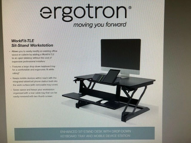 ポッキリ価格セール [巨大] Ergotron WorkFit TLE インテリア・住まい