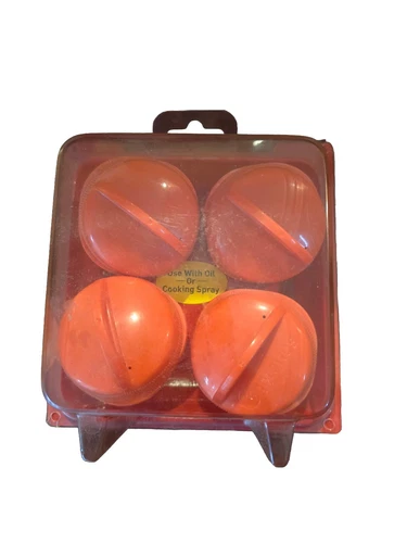 Egglettes Egg Cooker Hard Boiled Eggs Shell Non Stick - 4 Pack
