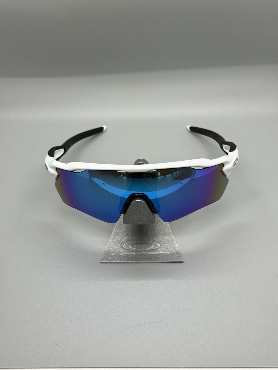 Brand New Oakley Radar EV White W/ Ice Blue Prizm Lenses! | eBay